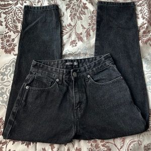 Nasty Gal Black Straight Jean Size 4